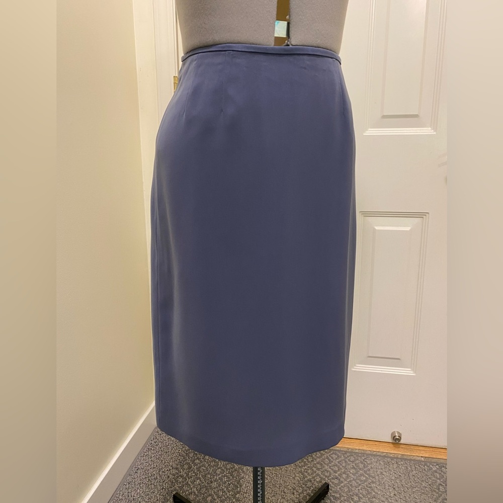 Kasper Fully Lined Blue Women’s Pencil Skirt size 6